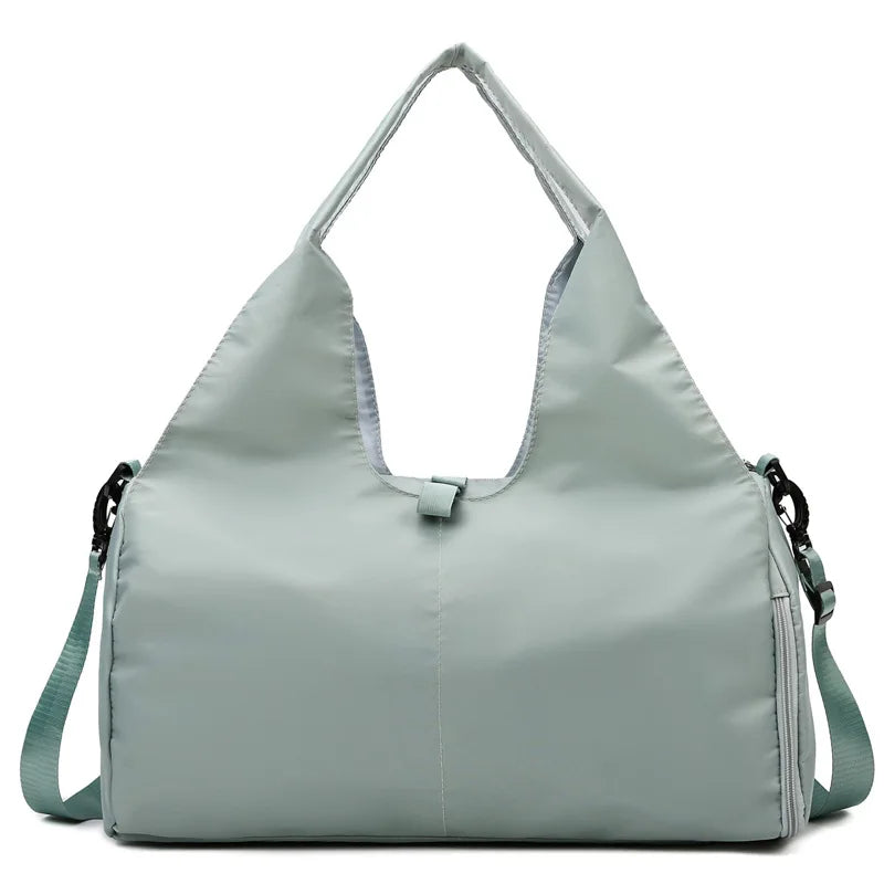 Yoga Bag Women'S Sports Fitness Bag Hand Luggage Organizer Wear-Resistant Large Capacity Storage Travel Bag