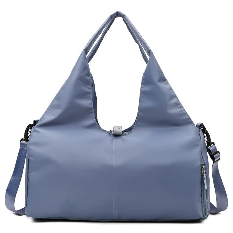 Yoga Bag Women'S Sports Fitness Bag Hand Luggage Organizer Wear-Resistant Large Capacity Storage Travel Bag