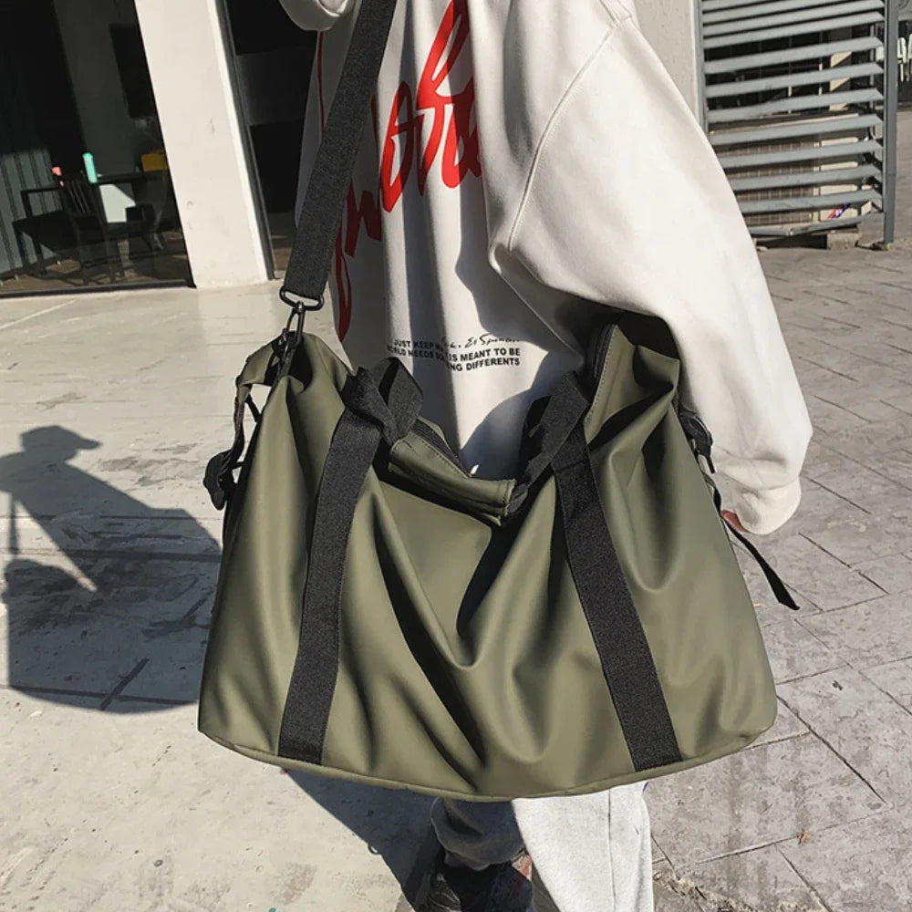 Handheld Travel Bag, Large Capacity Sports and Fitness Bag, Lightweight Storage Luggage Bag, One Shoulder Crossbody Travel Bag