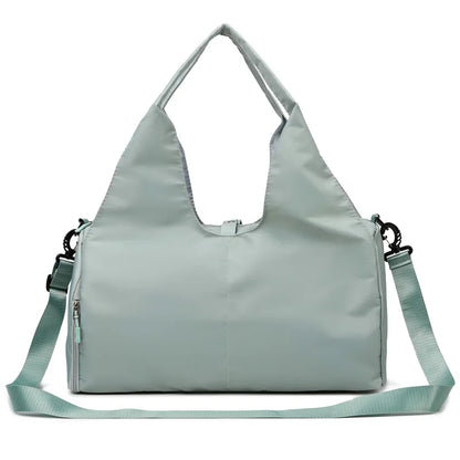 Yoga Bag Women'S Sports Fitness Bag Hand Luggage Organizer Wear-Resistant Large Capacity Storage Travel Bag
